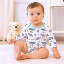 Load image into Gallery viewer, Classic Car Baby Bodysuit – Bamboo Long Sleeve One-Piece