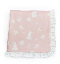 Load image into Gallery viewer, Bunnies by the Bay Blossoms Organic Receiving Blanket