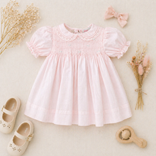Load image into Gallery viewer, Fully Smocked Dress with Lace