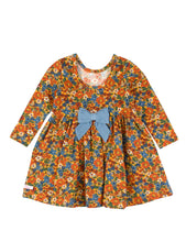 Load image into Gallery viewer, Golden Harvest Knit Long Sleeve Twirl Dress