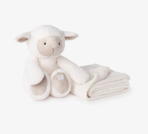 Lamb Plushie & Blanket by Elegant Baby
