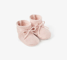 Load image into Gallery viewer, Pink Garter Booties by Elegant Baby
