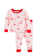 Load image into Gallery viewer, Pink Santa Glow Pajamas