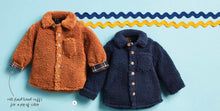 Load image into Gallery viewer, Navy or Rust Sherpa Jacket