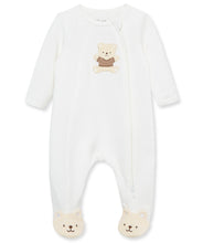 Load image into Gallery viewer, Unisex Gentle Bear Footie