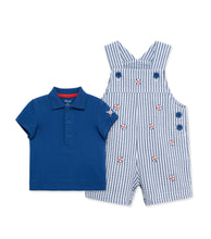 Load image into Gallery viewer, Baseball Overall & Polo shirt