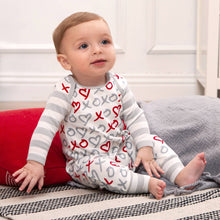Load image into Gallery viewer, Baby's Valentine X'S & O'S Cotton Romper