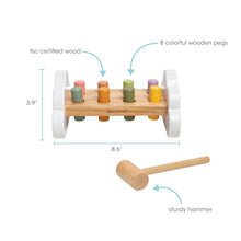 Load image into Gallery viewer, Wooden Hammer Bench Toy
