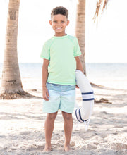 Load image into Gallery viewer, Boys Coastal Stripe Swim Trunks