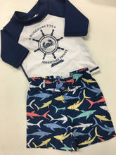 Load image into Gallery viewer, Baby Boy Swim Suit and Rash Guard

