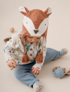 Fox Aviator Knit Baby Hat by Elegant Baby