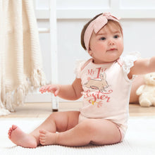 Load image into Gallery viewer, Baby Girl's "My 1st Easter" Cotton Bodysuit
