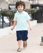 Load image into Gallery viewer, Boys Dark Navy Lightweight Chino Shorts
