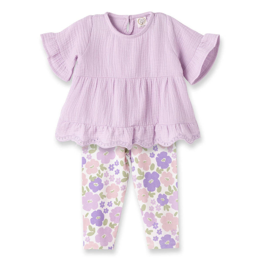 Floral Frolic Bambo Top & Leggings