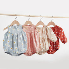 Load image into Gallery viewer, Sleeveless Floral Gauze Romper

