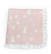 Load image into Gallery viewer, Bunnies by the Bay Blossoms Organic Receiving Blanket
