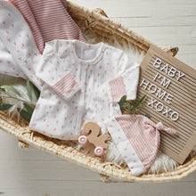 Load image into Gallery viewer, Gown - Pink Heart Stripe Newborn
