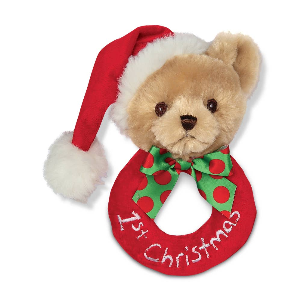 Baby's 1st Christmas Ring Rattle