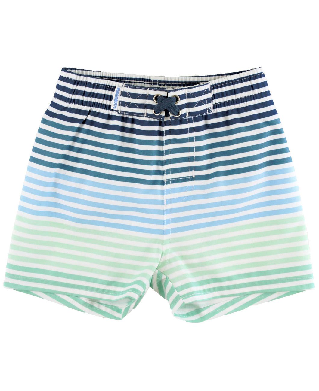 Boys Coastal Stripe Swim Trunks