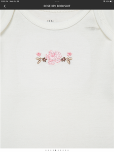 Rose 3 pack Onesie
