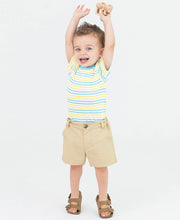 Load image into Gallery viewer, Boys Khaki Stretch Chino Shorts
