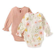 Load image into Gallery viewer, 2 Pack Wild Floral Bodysuits
