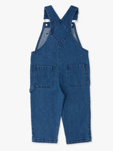 Load image into Gallery viewer, Boys Medium Wash Stretch Denim Overalls
