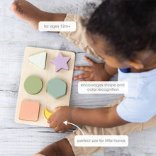 Load image into Gallery viewer, Wooden Shapes Puzzle
