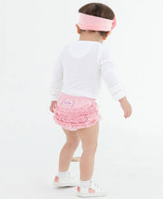 Load image into Gallery viewer, Baby Girls Pink Knit RuffleButt Bloomer
