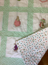 Load image into Gallery viewer, Peter Rabbit Baby Quilt

