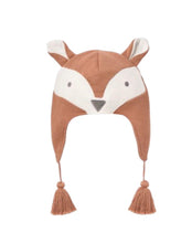 Load image into Gallery viewer, Fox Aviator Knit Baby Hat by Elegant Baby
