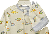Load image into Gallery viewer, Dino-mite Footie &amp; Hat
