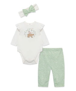 Forest Friend Onesie & Pant Set by Little Me