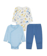 Load image into Gallery viewer, Bamboo Jungle 3 Piece Bodysuit &amp; Pant Set
