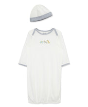 Load image into Gallery viewer, Safari Sleep Gown &amp; Hat
