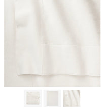 Load image into Gallery viewer, Heirloom White Knit Blanket by Elegant Baby
