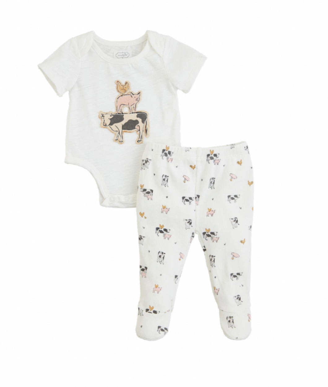 Farm Friends Crawler Set by Mud Pie