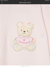 Load image into Gallery viewer, Sweet Bear Footie
