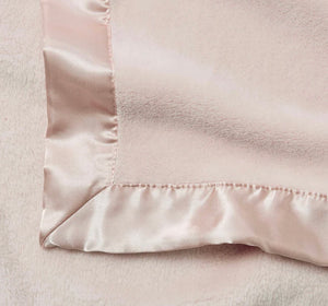 Pink Fleece Baby Blanket by Elegant Baby