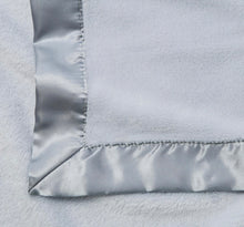 Load image into Gallery viewer, Pale Blue Fleece Baby Blanket by Elegant Baby
