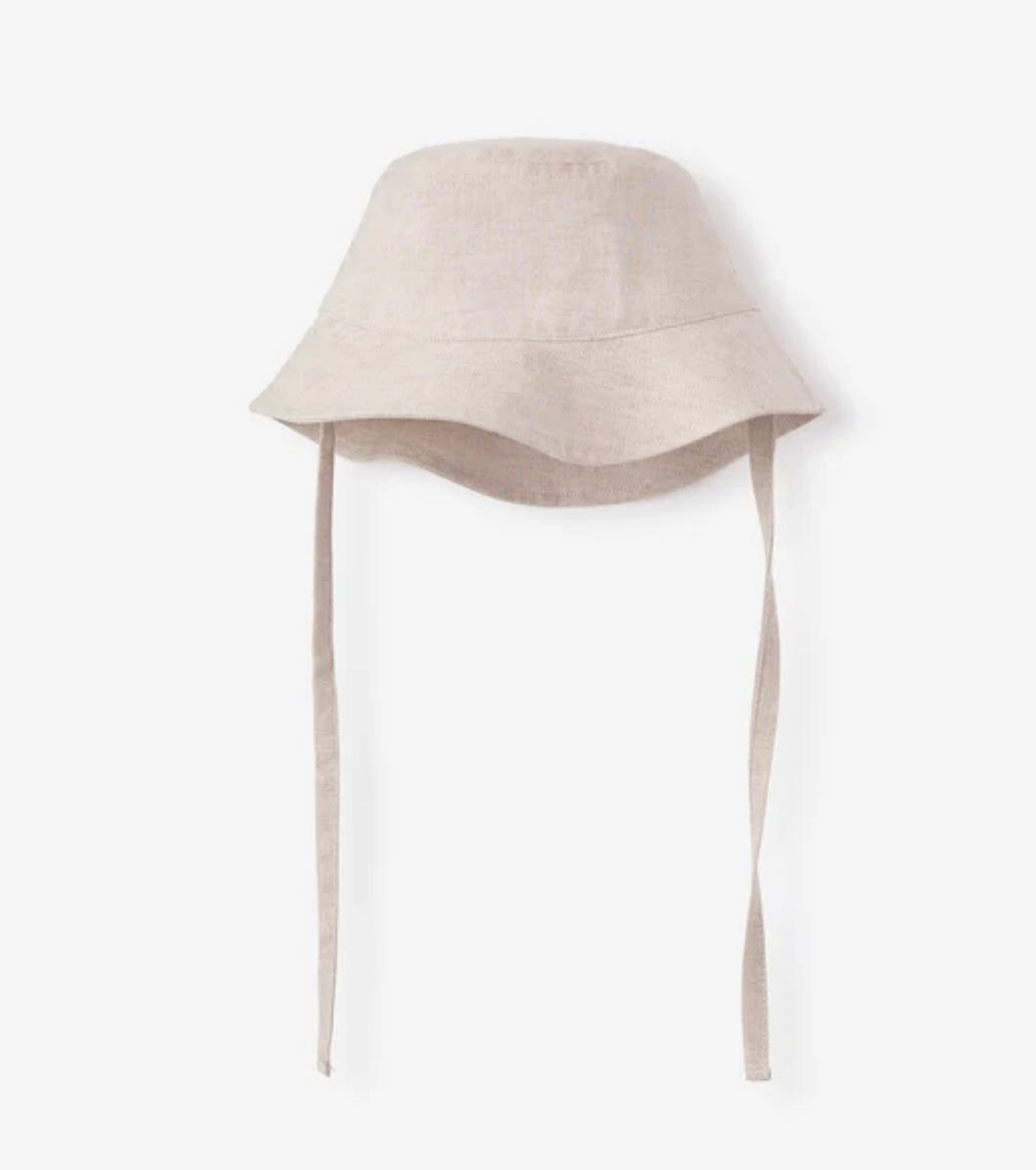 Natural Linen Bucket Hat