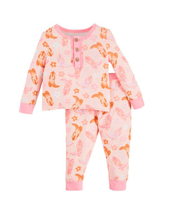 Cowgirl Sleeper & Headband by Mud Pie