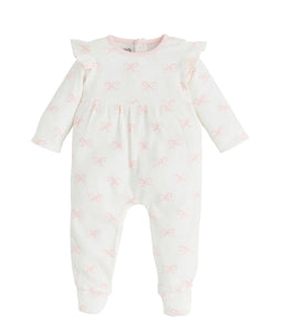 Bow Print Sleeper by Mud Pie
