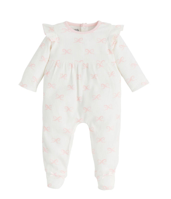 Bow Print Sleeper by Mud Pie