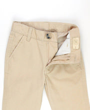 Load image into Gallery viewer, Boys Khaki Stretch Chino Pants
