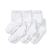 Load image into Gallery viewer, Solid Organic Cotton Baby Crew Socks 6 Pack
