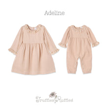 Load image into Gallery viewer, Lace Trim Linen Dress – Soft Beige Special Occasion Style
