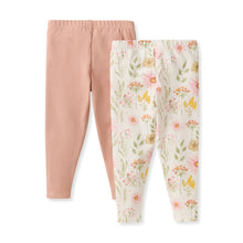 Load image into Gallery viewer, Organic 2-Pack Wild Floral Leggings
