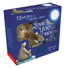 Load image into Gallery viewer, I Love You To The Moon &amp; Back Book &amp; Bear
