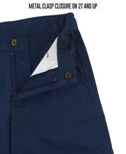 Load image into Gallery viewer, Boys Dark Navy Lightweight Chino Shorts
